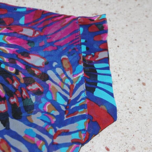 Basically Me Multicolor Asymmetrical Blouse - Picture 10 of 12